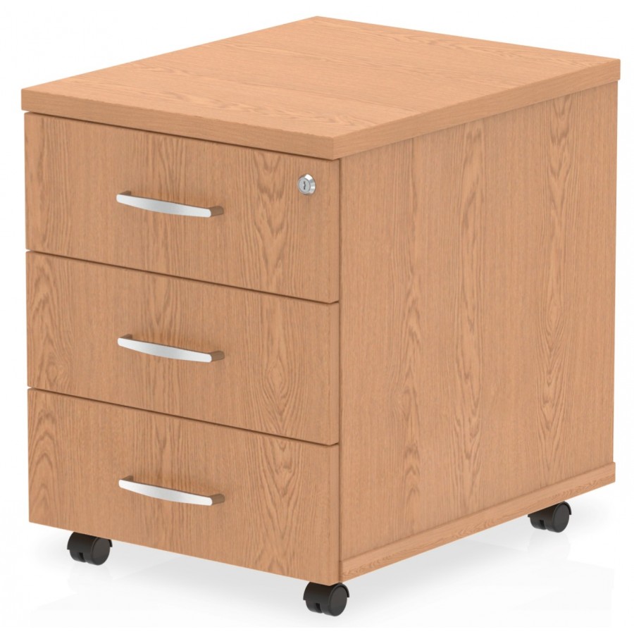 Rayleigh Lockable Mobile Pedestal - 2 or 3 Drawer